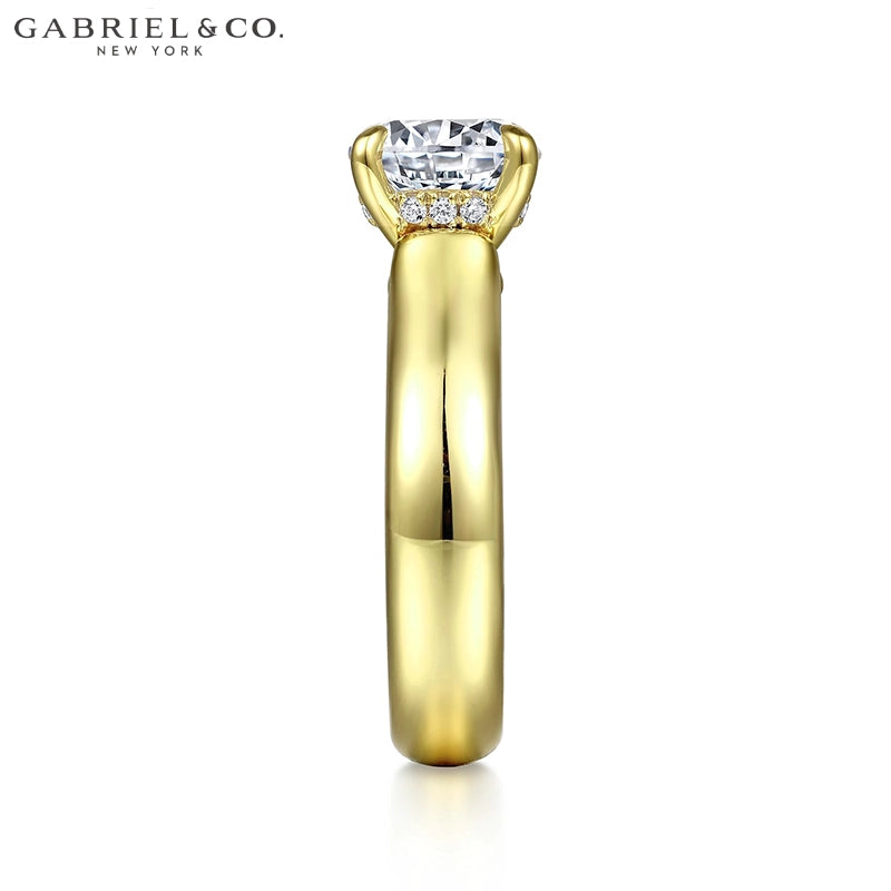 2.00ctr-4.00ctr Round Cut Lab Grown Diamond Ring