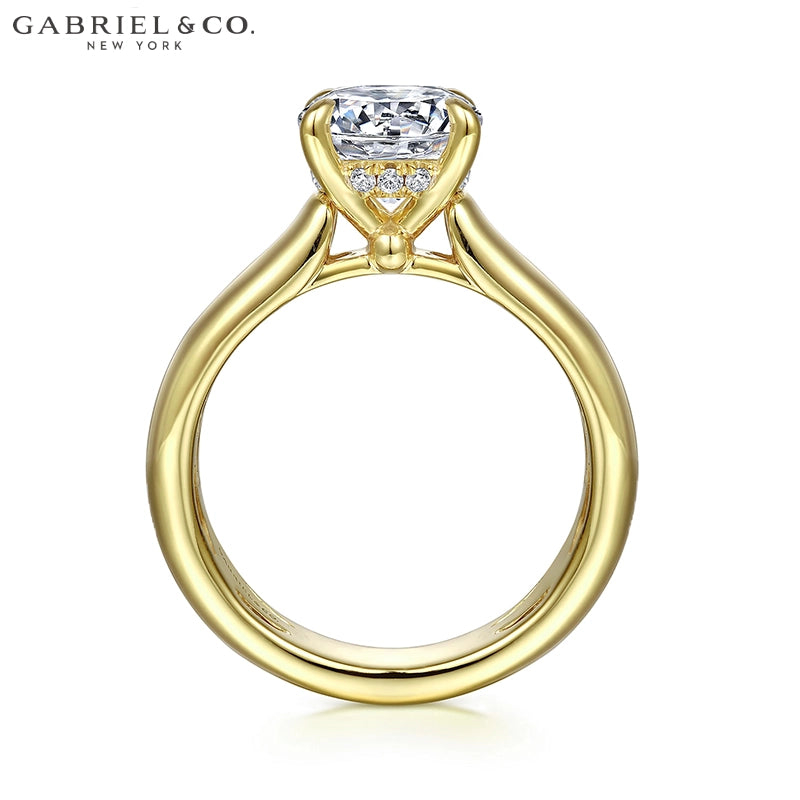2.00ctr-4.00ctr Round Cut Lab Grown Diamond Ring