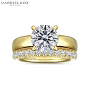 3.18ctw Round Cut Lab Grown Diamond Ring