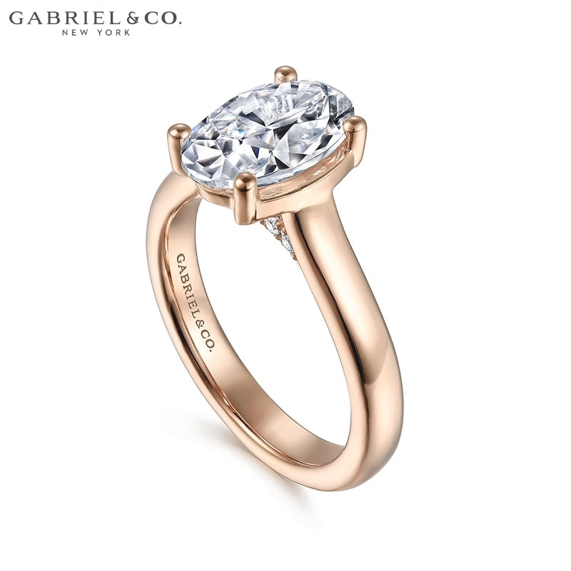 1.50ctr-3.00ctr Oval Cut Lab Grown Diamond Ring Tailor Made