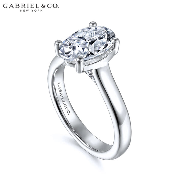 1.25ctr-2.00ctr Oval Cut Natural Diamond Ring