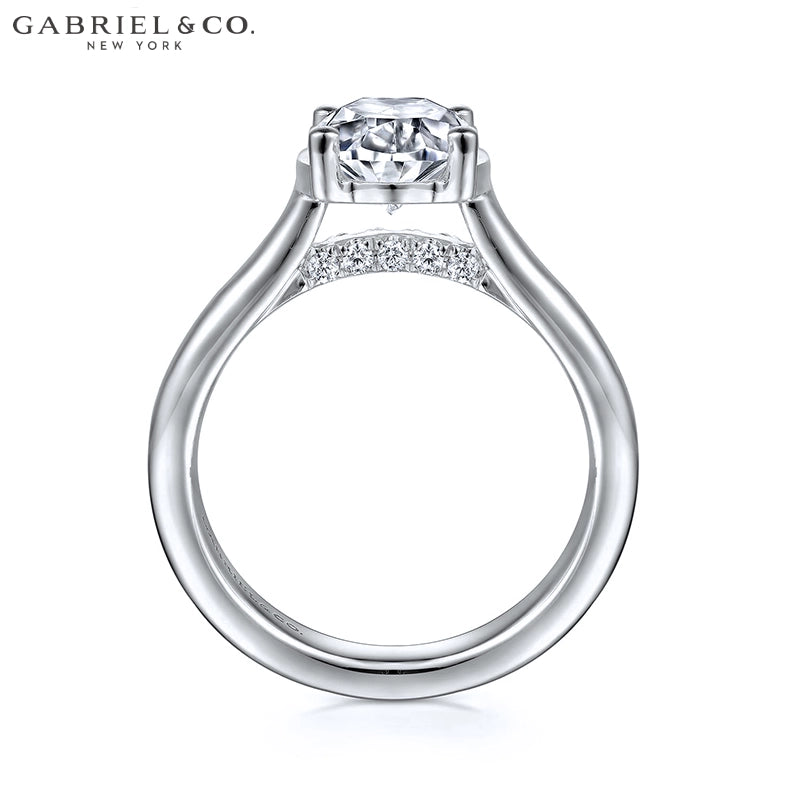 1.25ctr-2.00ctr Oval Cut Natural Diamond Ring Tailor Made