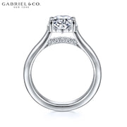 1.25ctr-2.00ctr Oval Cut Natural Diamond Ring