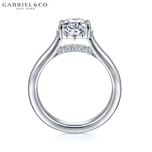 1.25ctr-2.00ctr Oval Cut Natural Diamond Ring