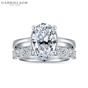 1.25ctr-2.00ctr Oval Cut Natural Diamond Ring