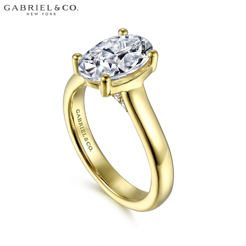 1.25ctr-2.00ctr Oval Cut Natural Diamond Ring Tailor Made