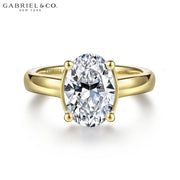 1.25ctr-2.00ctr Oval Cut Natural Diamond Ring