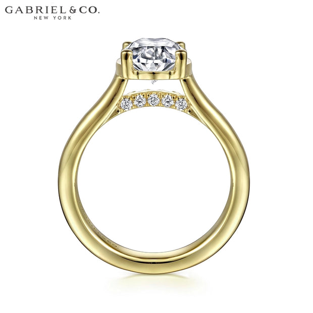 1.25ctr-2.00ctr Oval Cut Natural Diamond Ring