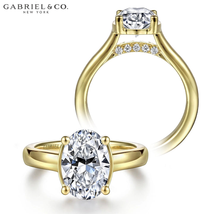 1.25ctr-2.00ctr Oval Cut Natural Diamond Ring