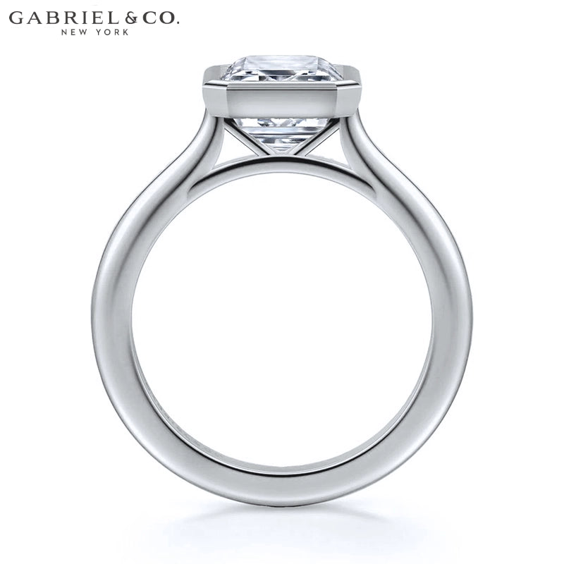 1.25ctr-2.50ctr Emerald Cut Lab Grown Diamond Ring Tailor Made