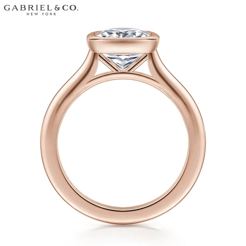 1.25ctr-2.50ctr Elongated Cushion Cut Lab Grown Diamond Ring Tailor Made