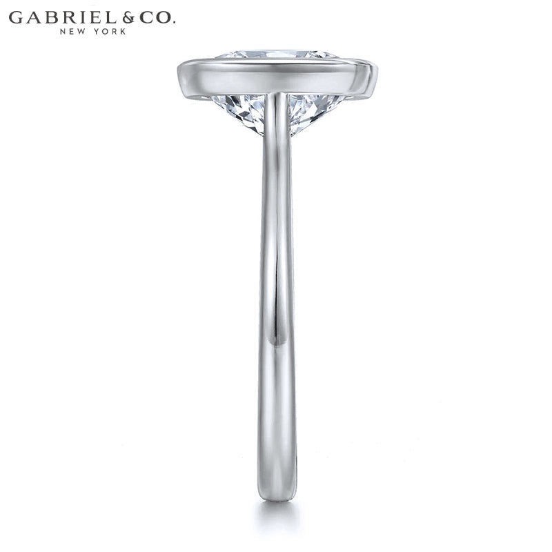 1.00ctr-2.00ctr Elongated Cushion Cut Natural Diamond Ring Tailor Made