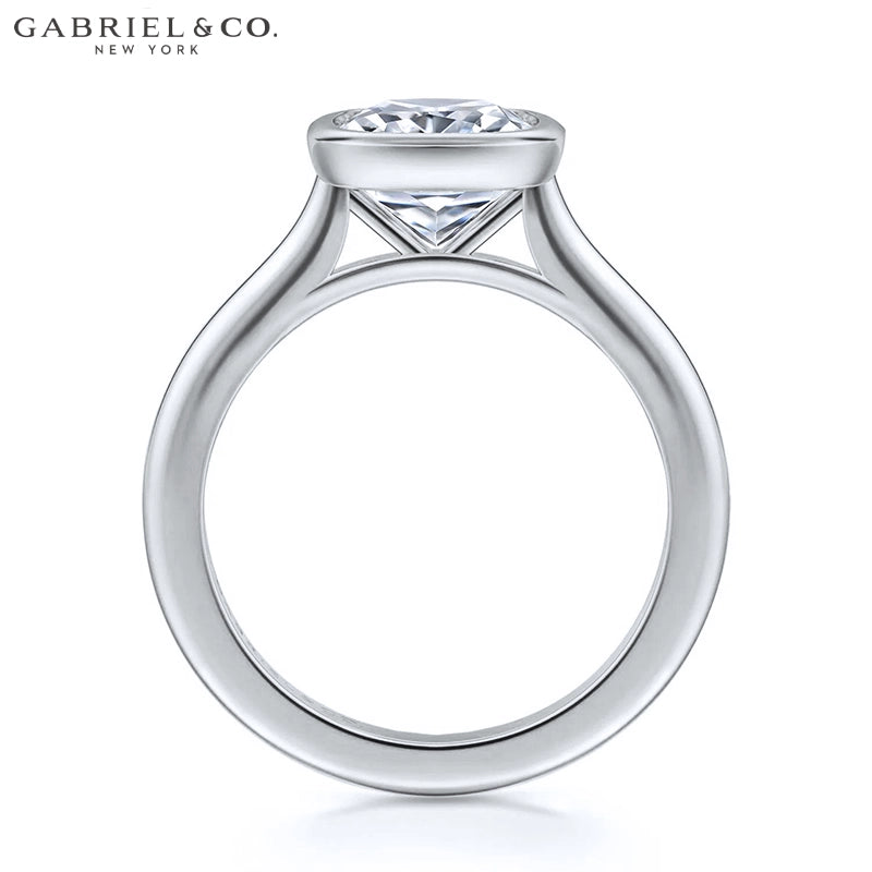 1.00ctr-2.00ctr Elongated Cushion Cut Natural Diamond Ring Tailor Made