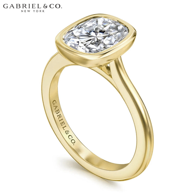 1.25ctr-2.50ctr Elongated Cushion Cut Lab Grown Diamond Ring Tailor Made