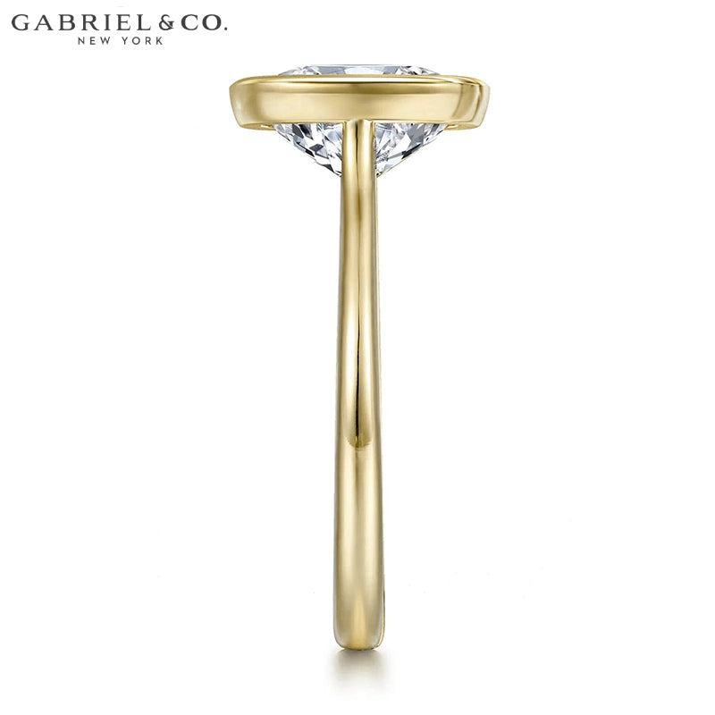 1.25ctr-2.50ctr Elongated Cushion Cut Lab Grown Diamond Ring Tailor Made