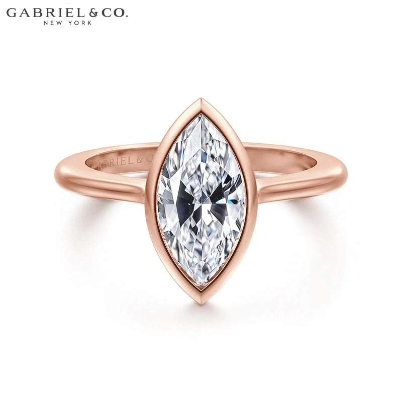 1.25ctr-2.50ctr Marquise Cut Lab Grown Diamond Ring Tailor Made