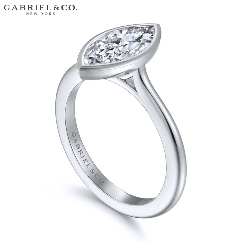 1.25ctr-2.50ctr Marquise Cut Lab Grown Diamond Ring Tailor Made
