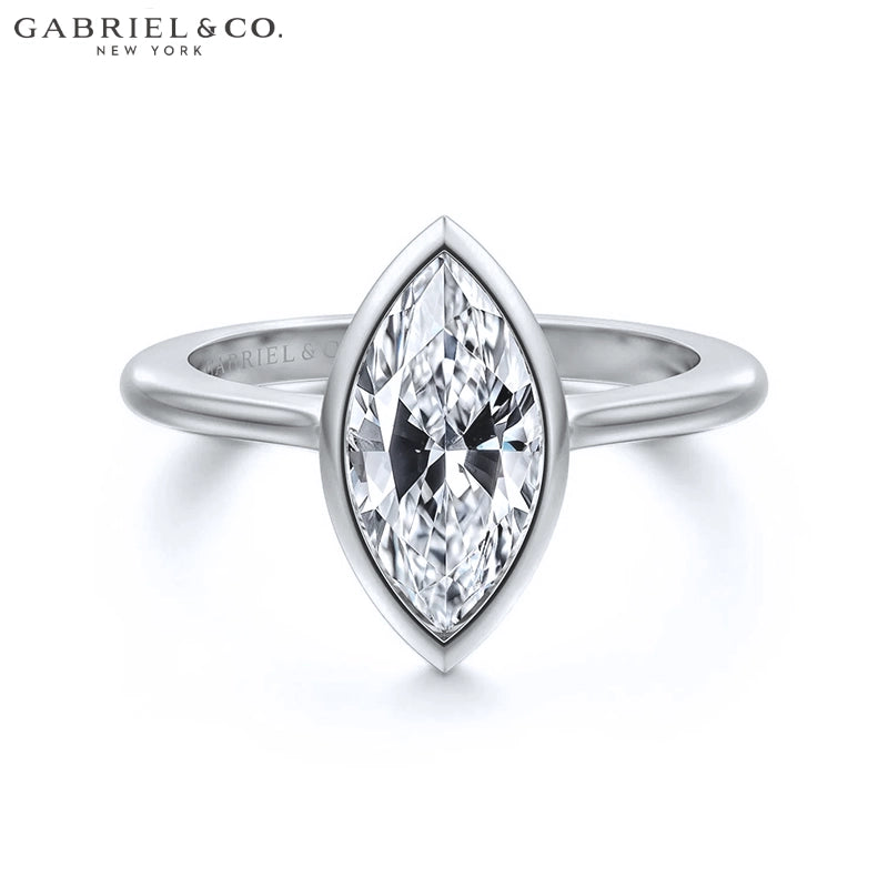 1.00ctr-2.00ctr Marquise Cut Natural Diamond Ring Tailor Made