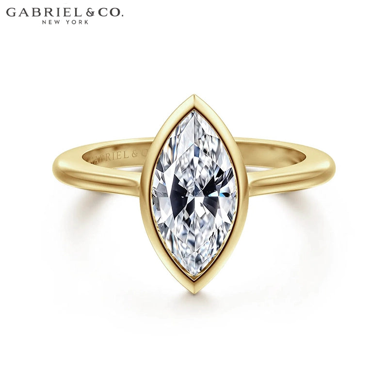1.00ctr-2.00ctr Marquise Cut Natural Diamond Ring Tailor Made