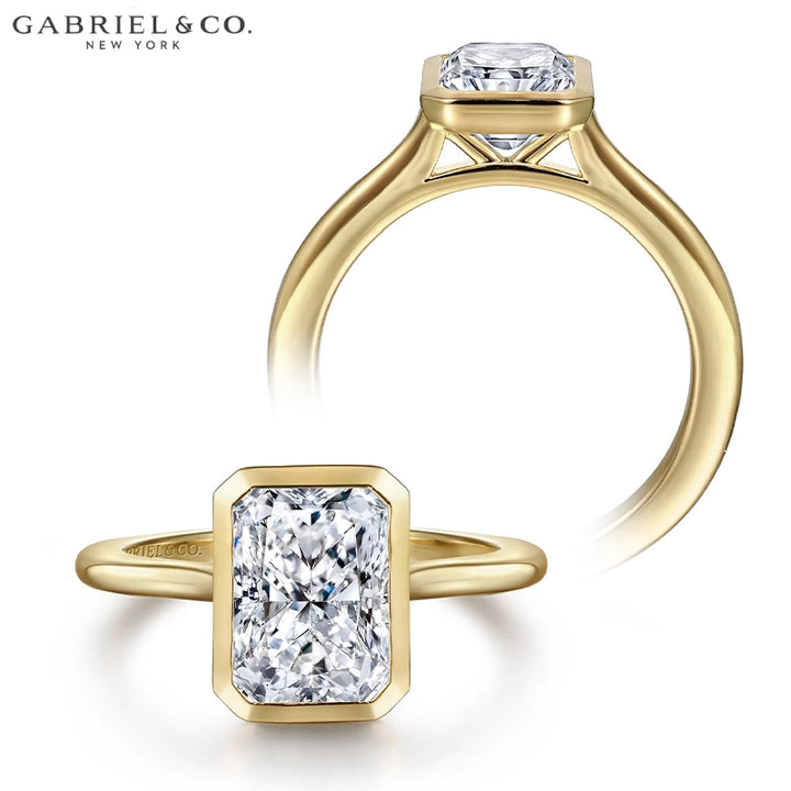 1.25ctr-2.50ctr Radiant Cut Lab Grown Diamond Ring Tailor Made