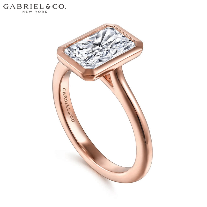 1.25ctr-2.50ctr Radiant Cut Lab Grown Diamond Ring Tailor Made