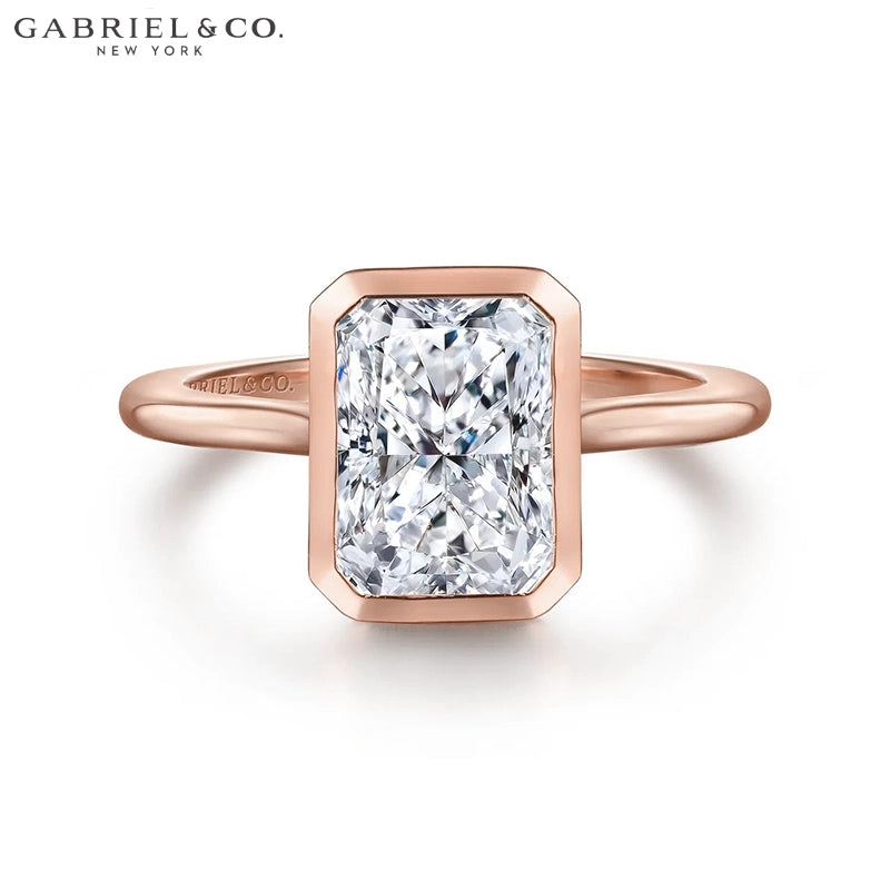 1.25ctr-2.50ctr Radiant Cut Lab Grown Diamond Ring Tailor Made