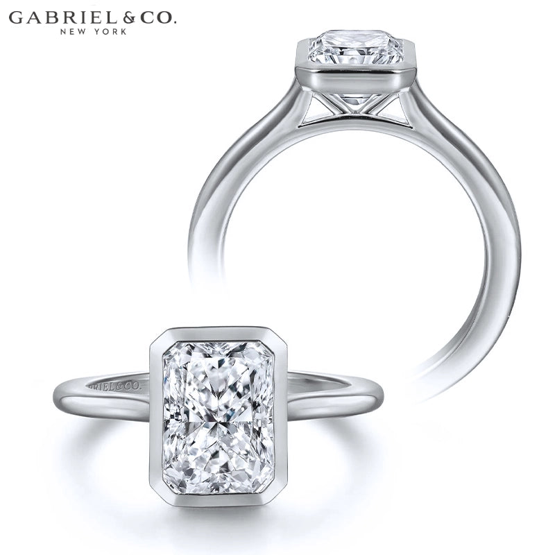 1.00ctr-2.00ctr Radiant Cut Natural Diamond Ring Tailor Made