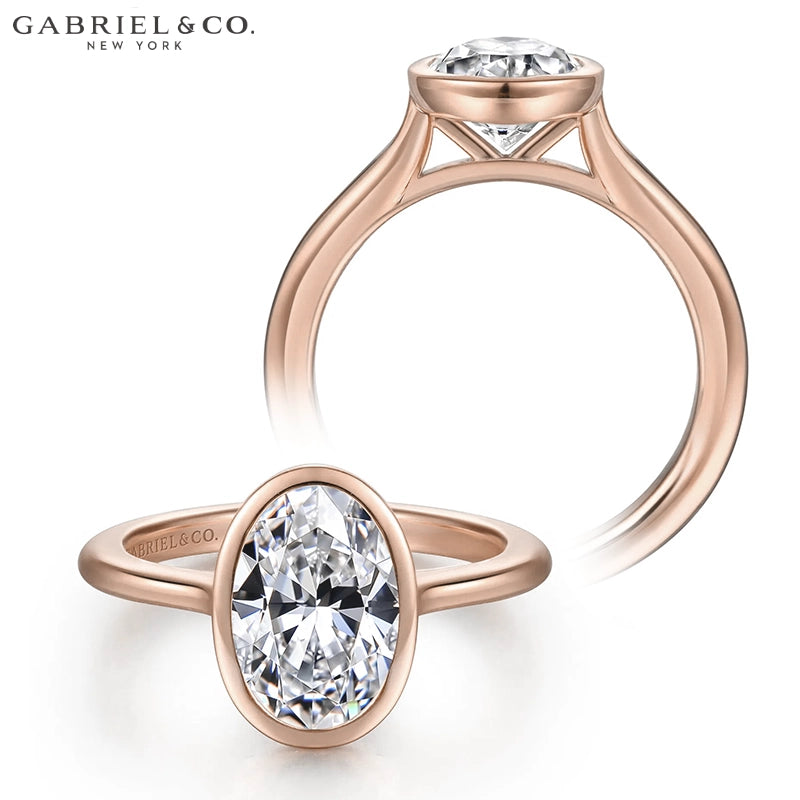 1.25ctr-2.50ctr Oval Cut Lab Grown Diamond Ring Tailor Made