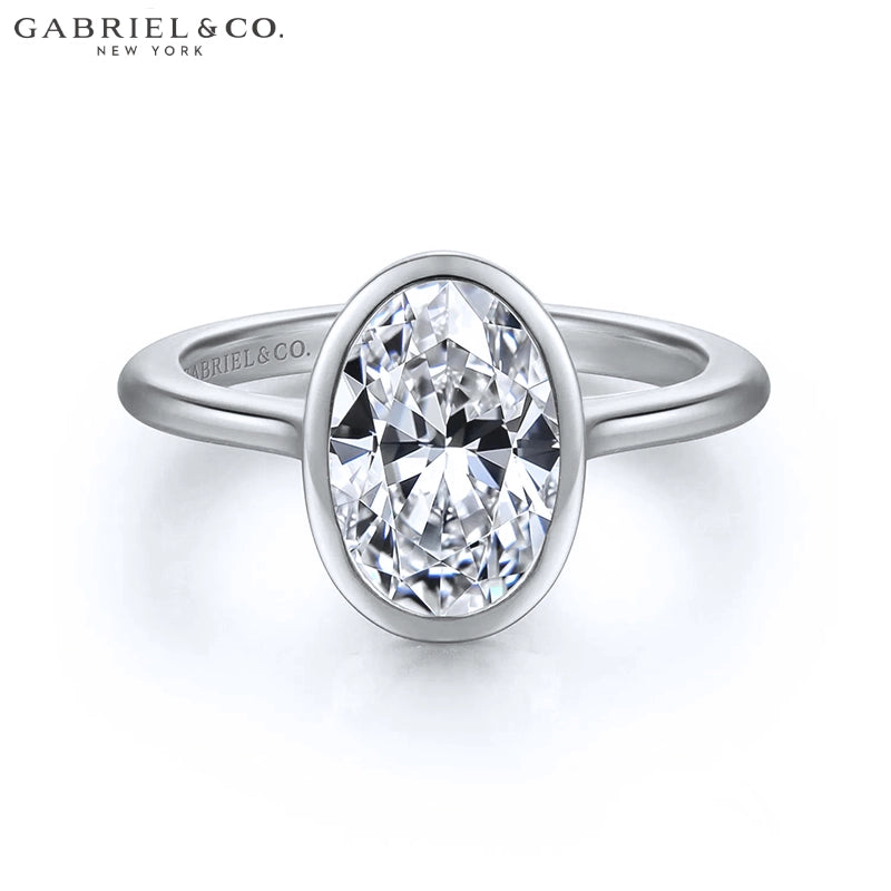 1.00ctr-2.00ctr Oval Cut Natural Diamond Ring Tailor Made