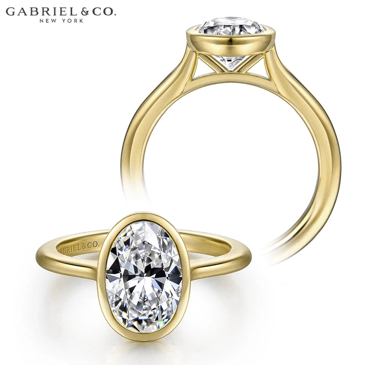 1.25ctr-2.50ctr Oval Cut Lab Grown Diamond Ring Tailor Made