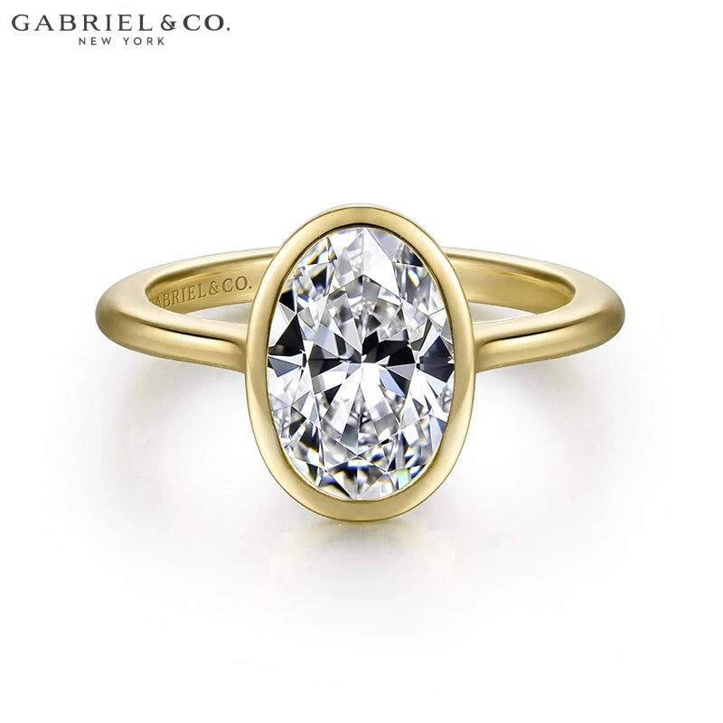 1.00ctr-2.00ctr Oval Cut Natural Diamond Ring Tailor Made