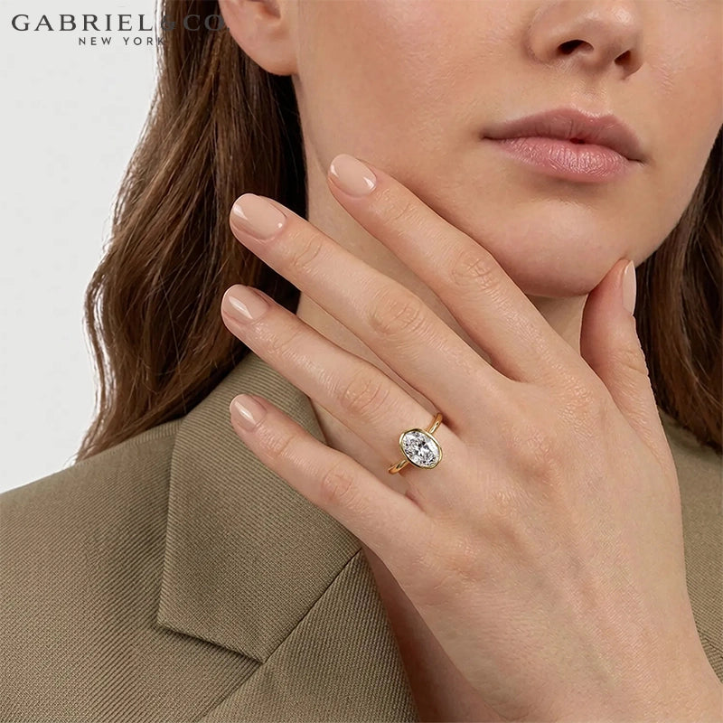 1.25ctr-2.50ctr Oval Cut Lab Grown Diamond Ring Tailor Made
