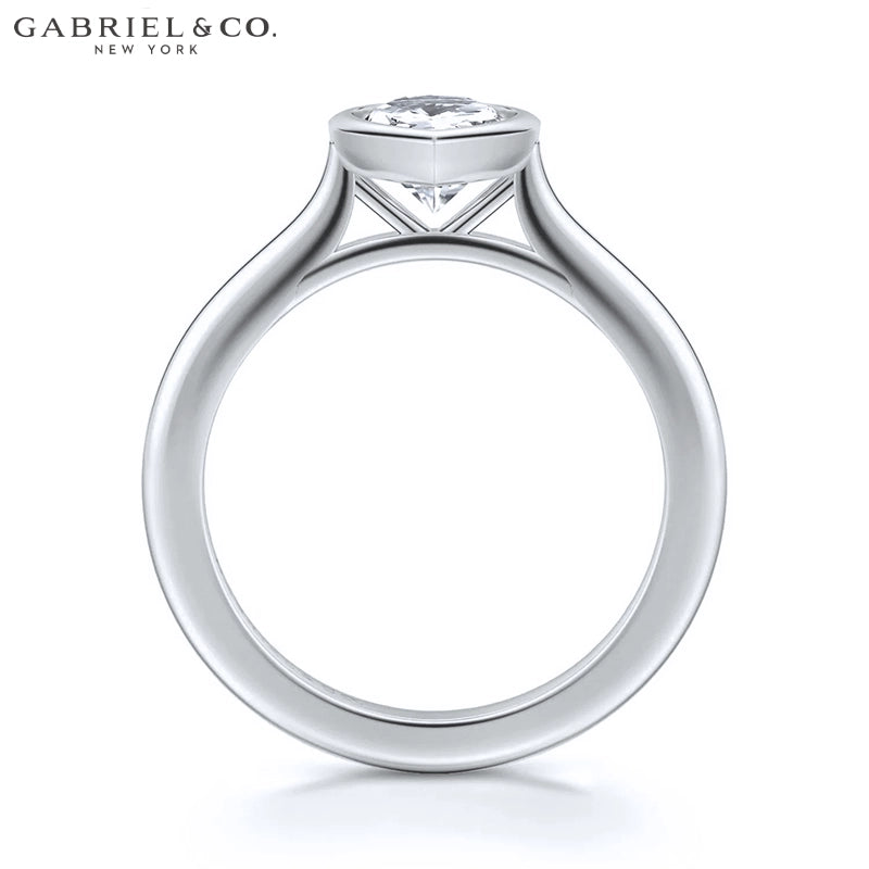 1.25ctr-2.50ctr Pear Cut Lab Grown Diamond Ring Tailor Made