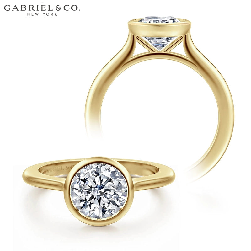 1.25ctr-2.50ctr Round Cut Lab Grown Diamond Ring Tailor Made