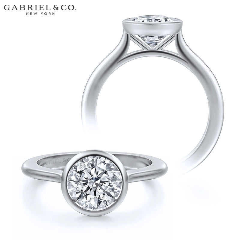 1.25ctr-2.50ctr Round Cut Lab Grown Diamond Ring Tailor Made