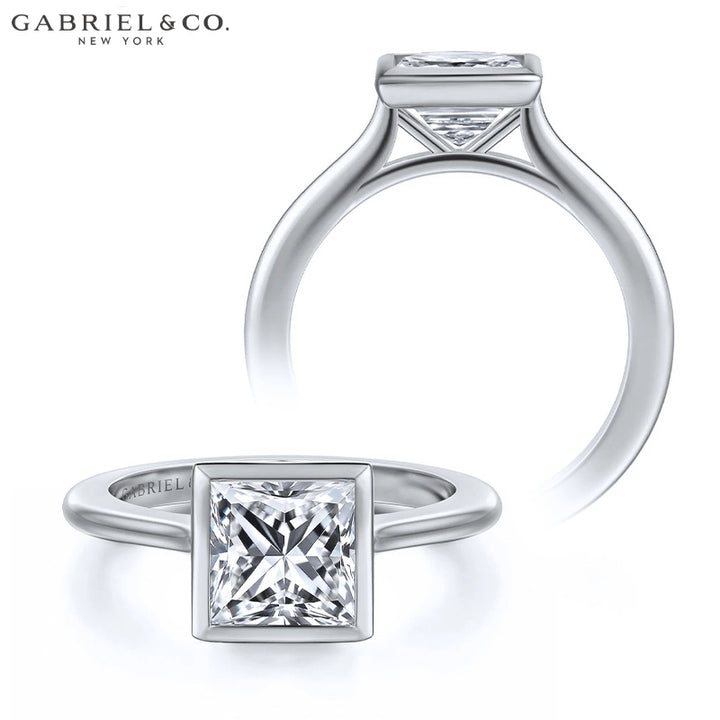 1.25ctr-2.50ctr Princess Cut Lab Grown Diamond Ring Tailor Made