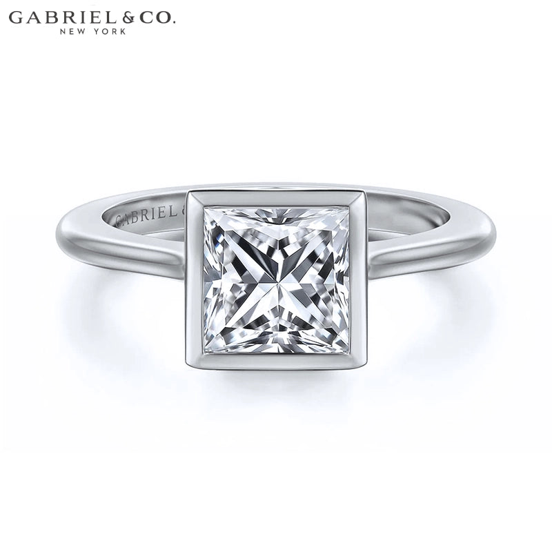 1.00ctr-2.00ctr Princess Cut Natural Diamond Ring Tailor Made