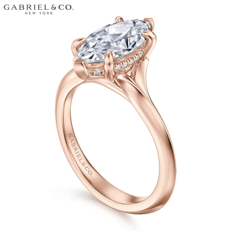 1.25ctr-2.50ctr Marquise Cut Lab Grown Diamond Ring