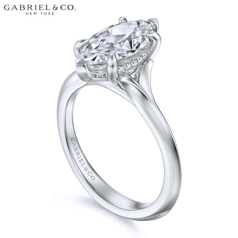1.25ctr-2.50ctr Marquise Cut Lab Grown Diamond Ring