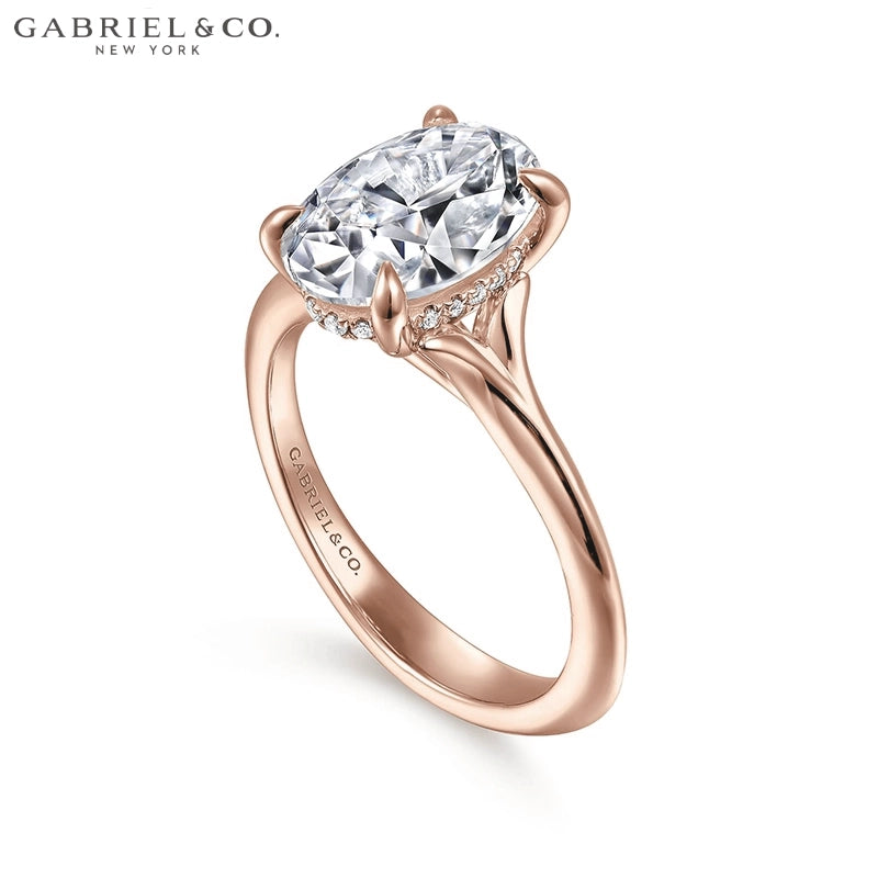 1.25ctr-2.50ctr Oval Cut Lab Grown Diamond Ring Tailor Made