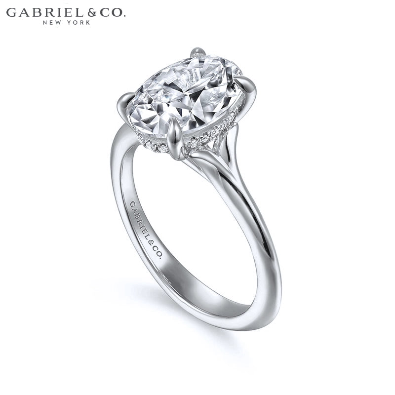 1.25ctr-2.50ctr Oval Cut Lab Grown Diamond Ring Tailor Made
