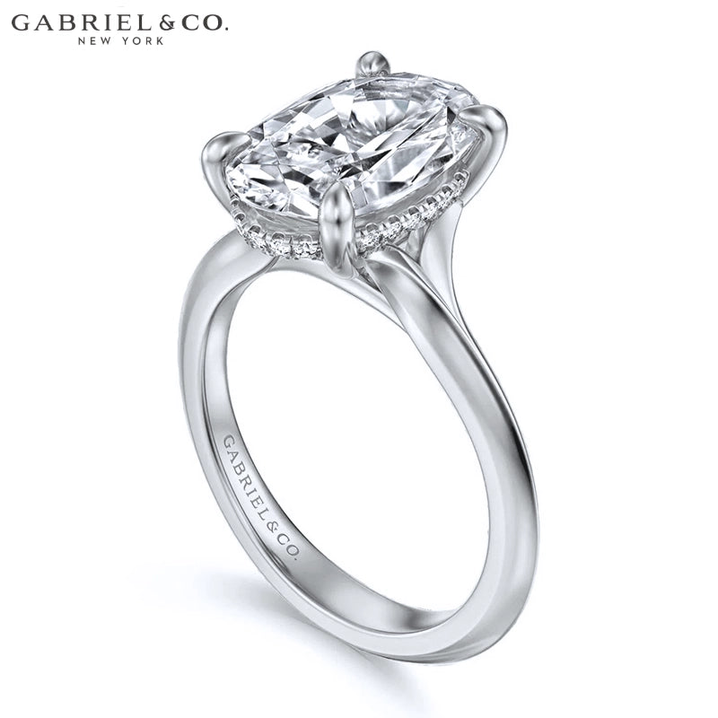 3.00ctr-5.00ctr Oval Cut Lab Grown Diamond Ring Tailor Made
