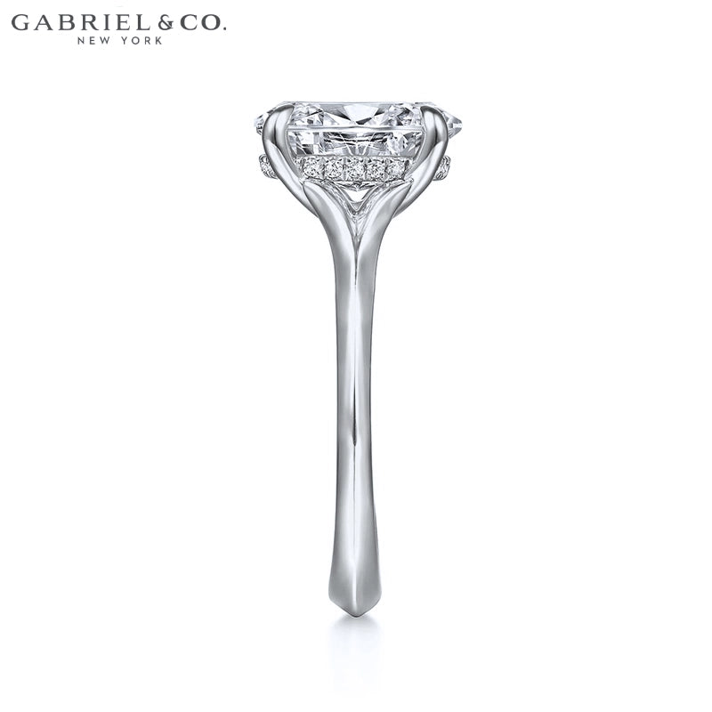 1.25ctr-2.50ctr Oval Cut Lab Grown Diamond Ring Tailor Made