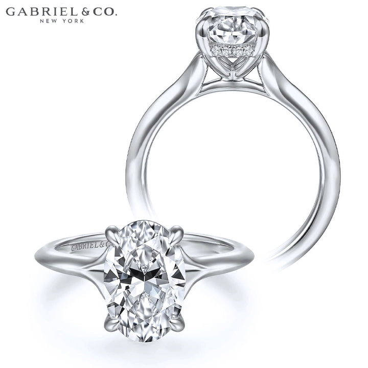 1.25ctr-2.50ctr Oval Cut Lab Grown Diamond Ring Tailor Made