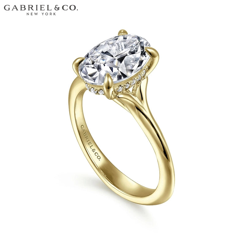 1.25ctr-2.50ctr Oval Cut Lab Grown Diamond Ring Tailor Made