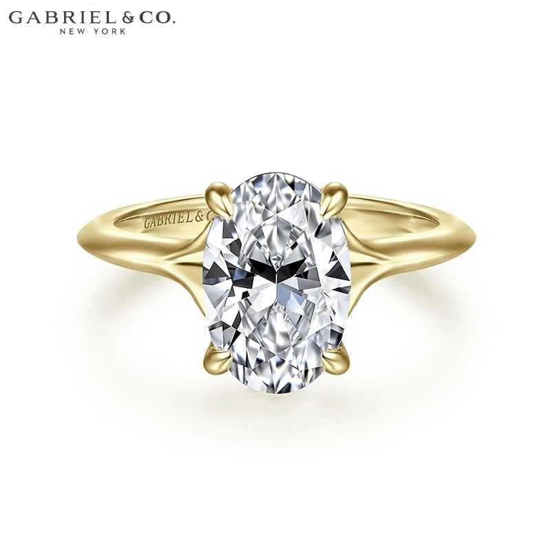 1.25ctr-2.50ctr Oval Cut Lab Grown Diamond Ring Tailor Made