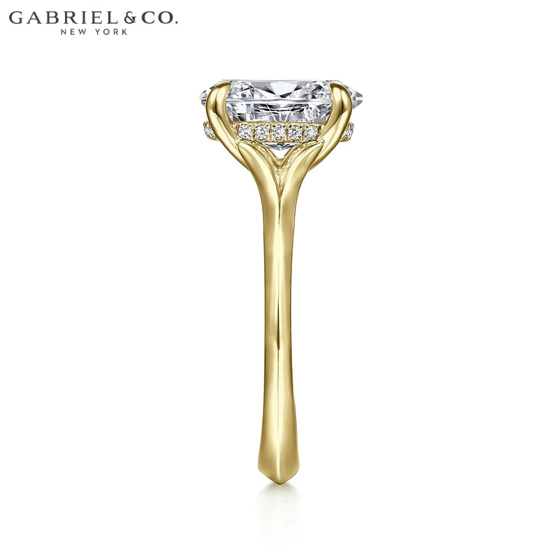 1.25ctr-2.50ctr Oval Cut Lab Grown Diamond Ring Tailor Made