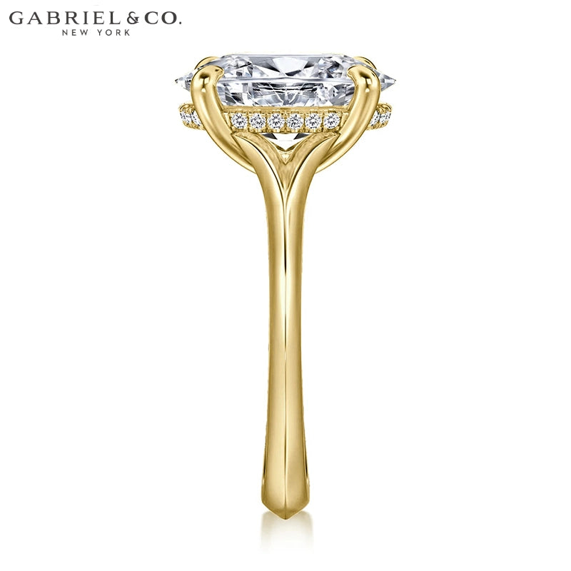 3.00ctr-5.00ctr Oval Cut Lab Grown Diamond Ring