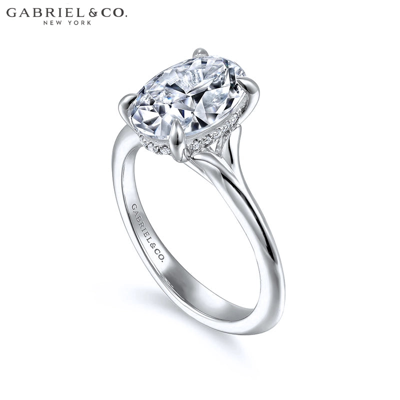 1.25ctr-2.00ctr Oval Cut Natural Diamond Ring Tailor Made