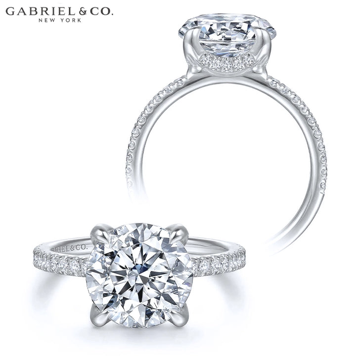1.50ctr-3.00ctr Round Cut Natural Diamond Ring Tailor Made